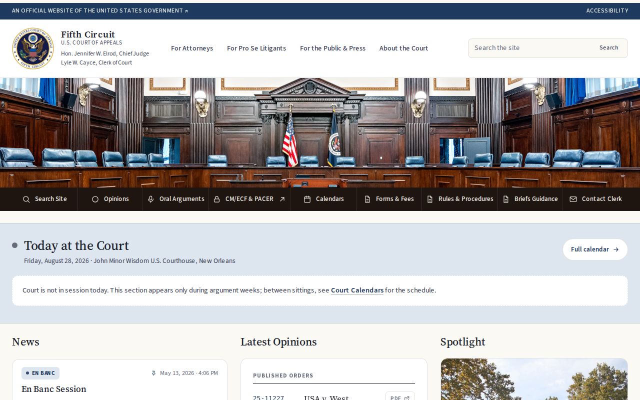 United States Court of Appeals for the Fifth Circuit official source
